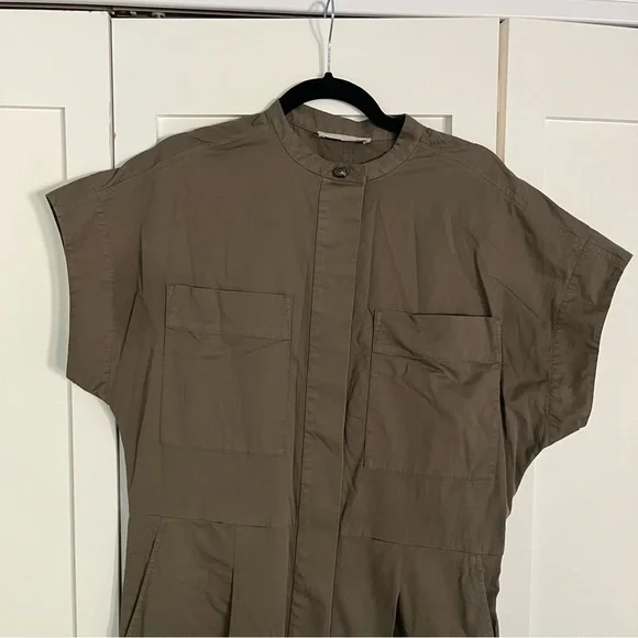 Everlane Easy Workwear Jumpsuit - Olive Green Medium - Picture 2 of 6